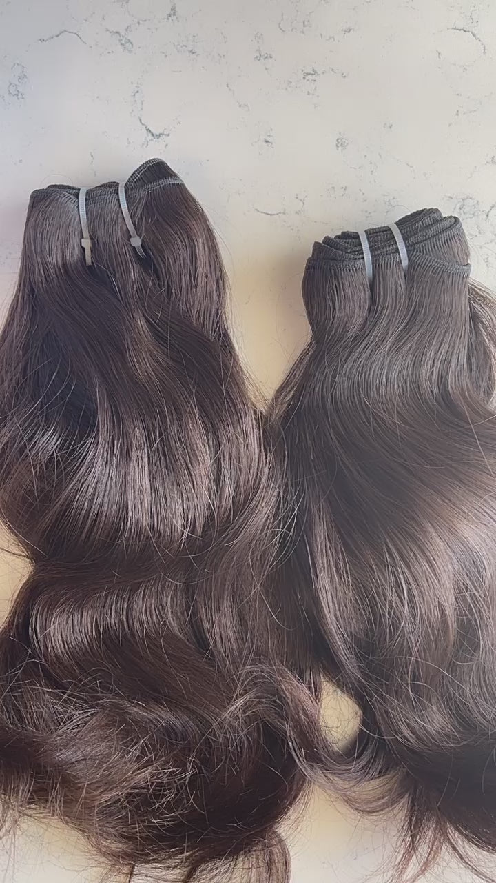 Platinum Luxury Wefted Natural Wavy  - RAW Human Hair Collection
