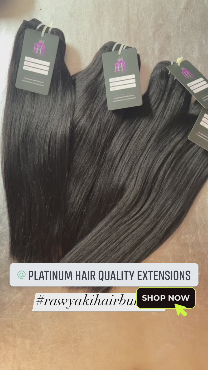 Yaki RAW Human Hair 