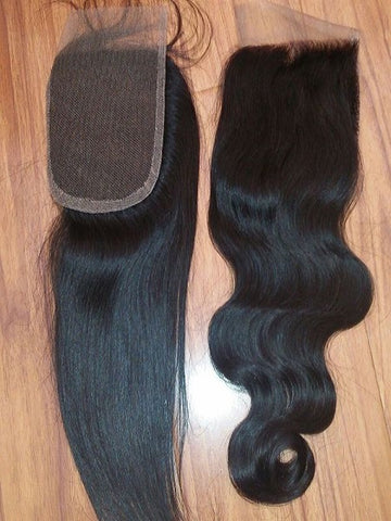 Brazilian Natural Straight HD Freestyle Closure 5x5